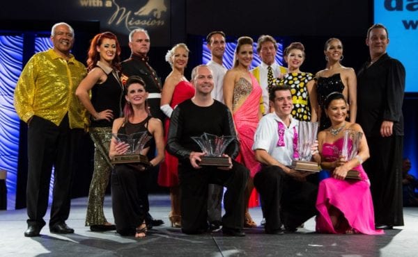 Dancers Pictured with Winners in Front